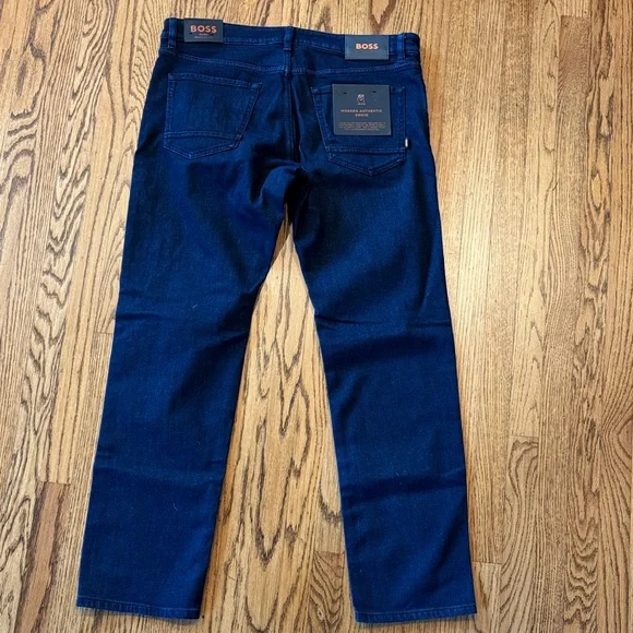 Boss Men's Dark Blue Jeans